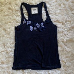 Abercrombie Navy blue tank top